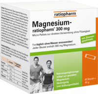MAGNESIUM-RATIOPHARM 300 mg Micro-Pellets m.Gran.