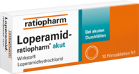 LOPERAMID-ratiopharm akut 2 mg Filmtabletten