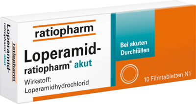 LOPERAMID-ratiopharm akut 2 mg Filmtabletten