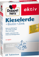 DOPPELHERZ Kieselerde+Biotin+Zink Tabletten