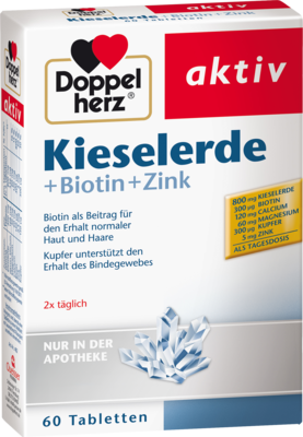 DOPPELHERZ Kieselerde+Biotin+Zink Tabletten