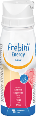 FREBINI Energy Drink Erdbeere Trinkflasche