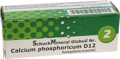 SCHUCKMINERAL Globuli 2 Calcium phosphoricum D 12