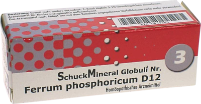 SCHUCKMINERAL Globuli 3 Ferrum phosphoricum D12