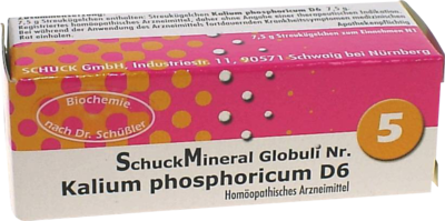 SCHUCKMINERAL Globuli 5 Kalium phosphoricum D6