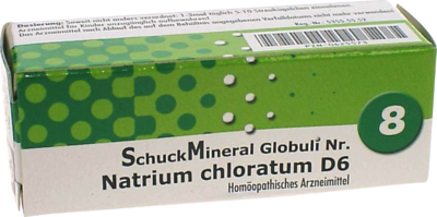 SCHUCKMINERAL Globuli 8 Natrium chloratum D6