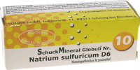 SCHUCKMINERAL Globuli 10 Natrium sulfuricum D6