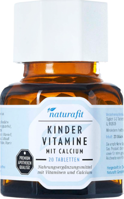NATURAFIT Kindervitamine m.Calcium Lutschtabletten