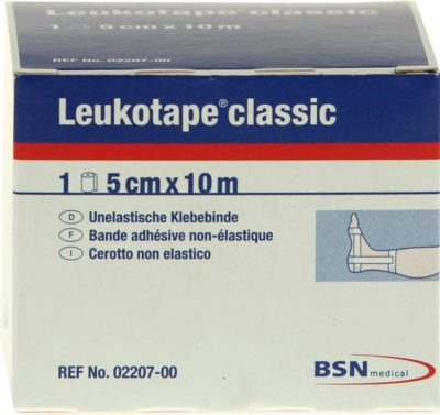 LEUKOTAPE Classic 5 cmx10 m weiß