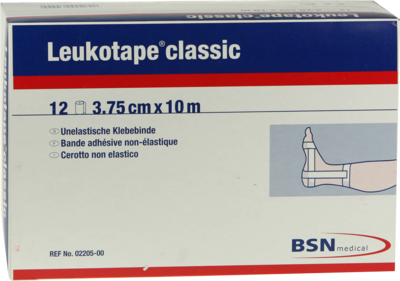 LEUKOTAPE Classic 3,75 cmx10 m weiß