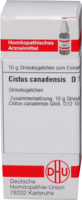 CISTUS CANADENSIS D 12 Globuli