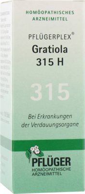 PFLÜGERPLEX Gratiola 315 H Tabletten
