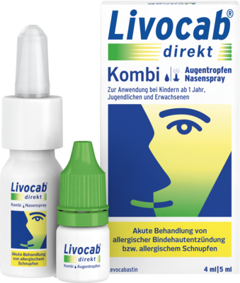 LIVOCAB direkt Kombi 4 ml Augentr.+5 ml Nasenspray