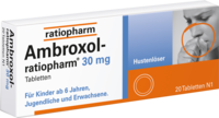 AMBROXOL-ratiopharm 30 mg Hustenlöser Tabletten