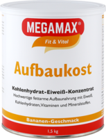 MEGAMAX Aufbaukost Banane Pulver