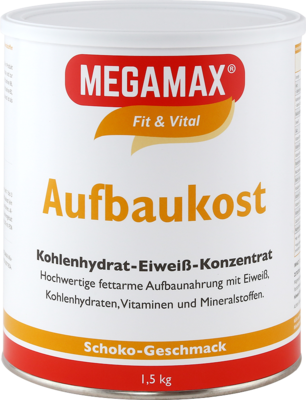 MEGAMAX Aufbaukost Schoko Pulver