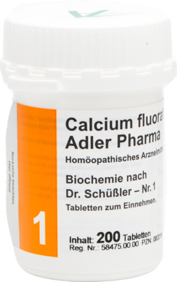 BIOCHEMIE Adler 1 Calcium fluoratum D 12 Tabletten