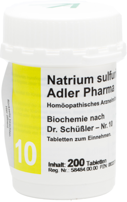 BIOCHEMIE Adler 10 Natrium sulfuricum D 6 Tabl.
