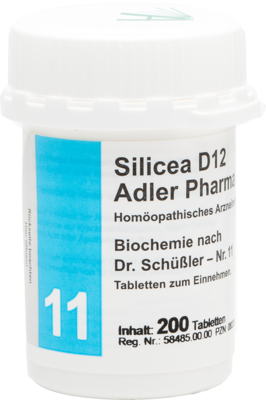 BIOCHEMIE Adler 11 Silicea D 12 Tabletten