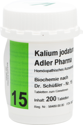 BIOCHEMIE Adler 15 Kalium jodatum D 12 Tabletten