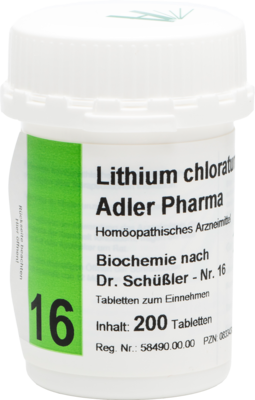 BIOCHEMIE Adler 16 Lithium chloratum D 12 Tabl.