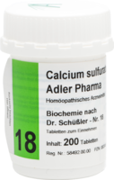 BIOCHEMIE Adler 18 Calcium sulfuratum D 12 Tabl.