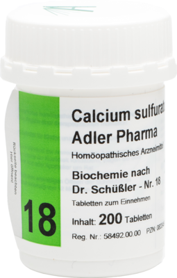 BIOCHEMIE Adler 18 Calcium sulfuratum D 12 Tabl.