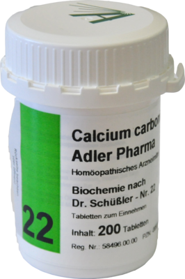 BIOCHEMIE Adler 22 Calcium carbonicum D 12 Tabl.