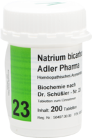 BIOCHEMIE Adler 23 Natrium bicarbonicum D 12 Tabl.