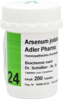 BIOCHEMIE Adler 24 Arsenum jodatum D 12 Tabletten