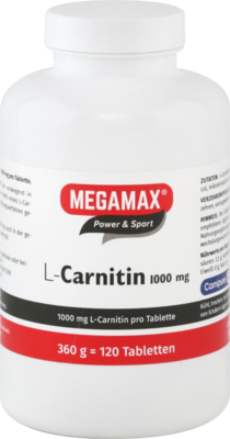 MEGAMAX L-Carnitin 1000 mg Tabletten