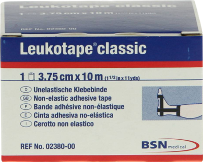 LEUKOTAPE Classic 3,75 cmx10 m schwarz
