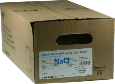 KOCHSALZLÖSUNG 0,9% Braun Ecobag