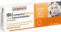 IBU-RATIOPHARM 200 mg akut Schmerztbl.Filmtabl.