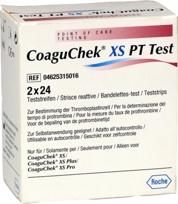 COAGUCHEK XS PT Test