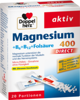 DOPPELHERZ Magnesium+B Vitamine DIRECT Pellets