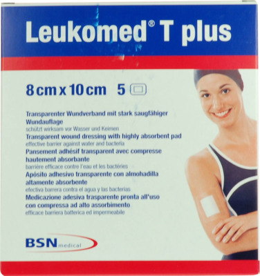 LEUKOMED transp.plus sterile Pflaster 8x10 cm