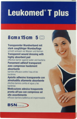 LEUKOMED transp.plus sterile Pflaster 8x15 cm