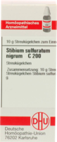 STIBIUM SULFURATUM NIGRUM C 200 Globuli