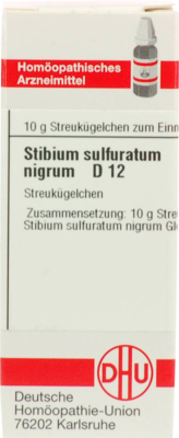 STIBIUM SULFURATUM NIGRUM D 12 Globuli