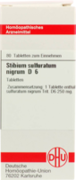 STIBIUM SULFURATUM NIGRUM D 6 Tabletten