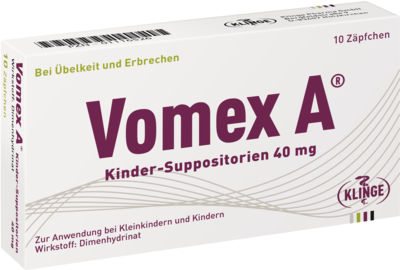 VOMEX A Kinder-Suppositorien 40 mg