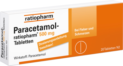 PARACETAMOL-ratiopharm 500 mg Tabletten