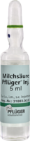 MILCHSÄURE Pflüger Injektionslösung 5 ml