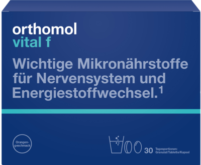 ORTHOMOL Vital F Granulat/Kap./Tabl.Kombip.30 Tage