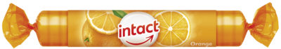 INTACT Traubenzucker Rolle Orange