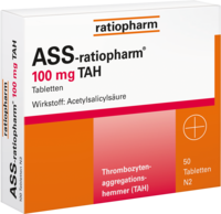 ASS-ratiopharm 100 mg TAH Tabletten
