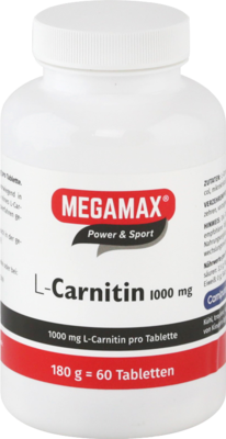 MEGAMAX L-Carnitin 1000 mg Tabletten