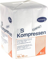 ES-KOMPRESSEN unsteril 10x10 cm 8fach