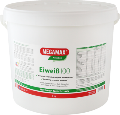 EIWEISS 100 Himbeer Quark Megamax Pulver